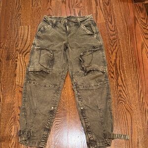 We the Free Stylish Cargo utility Pants in Olive Green